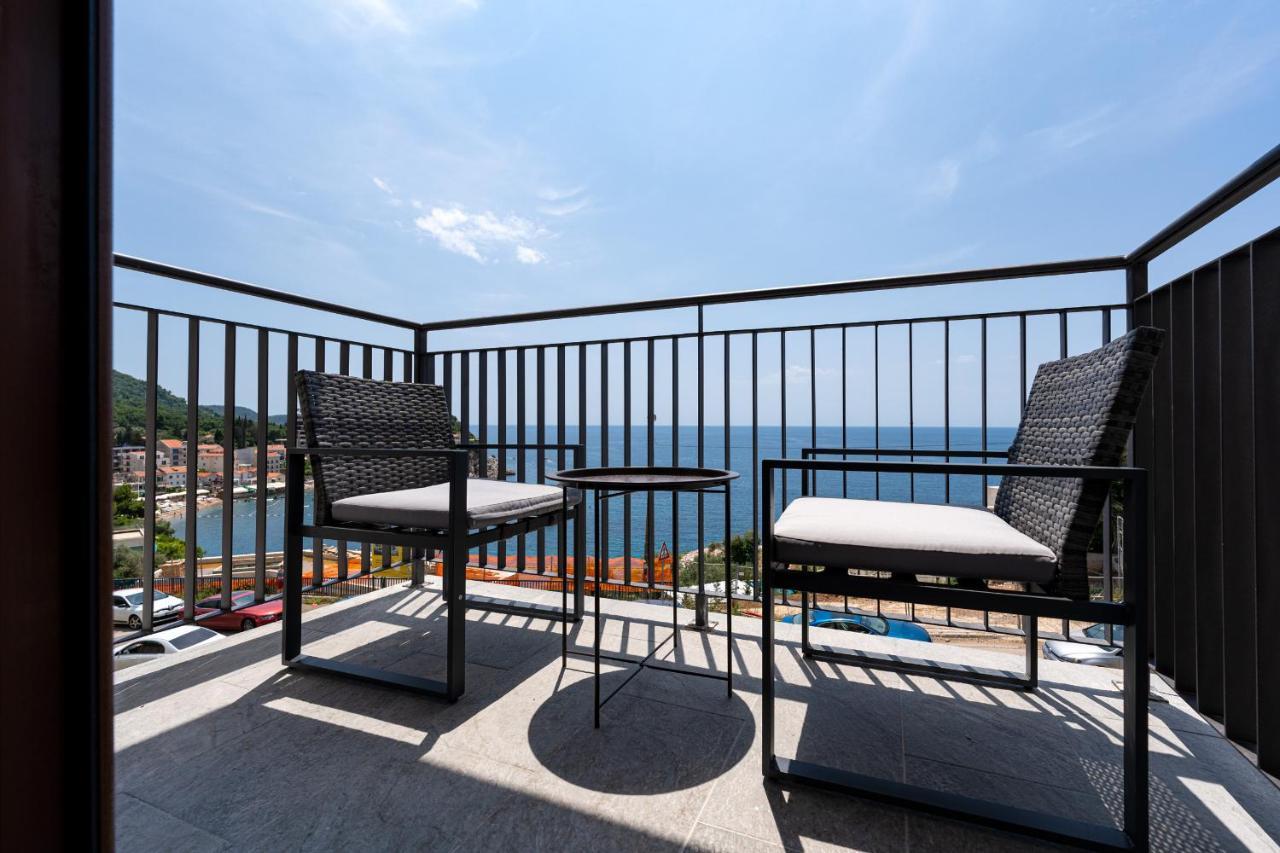 Niki Apartments Przno Sveti Stefan Exterior foto