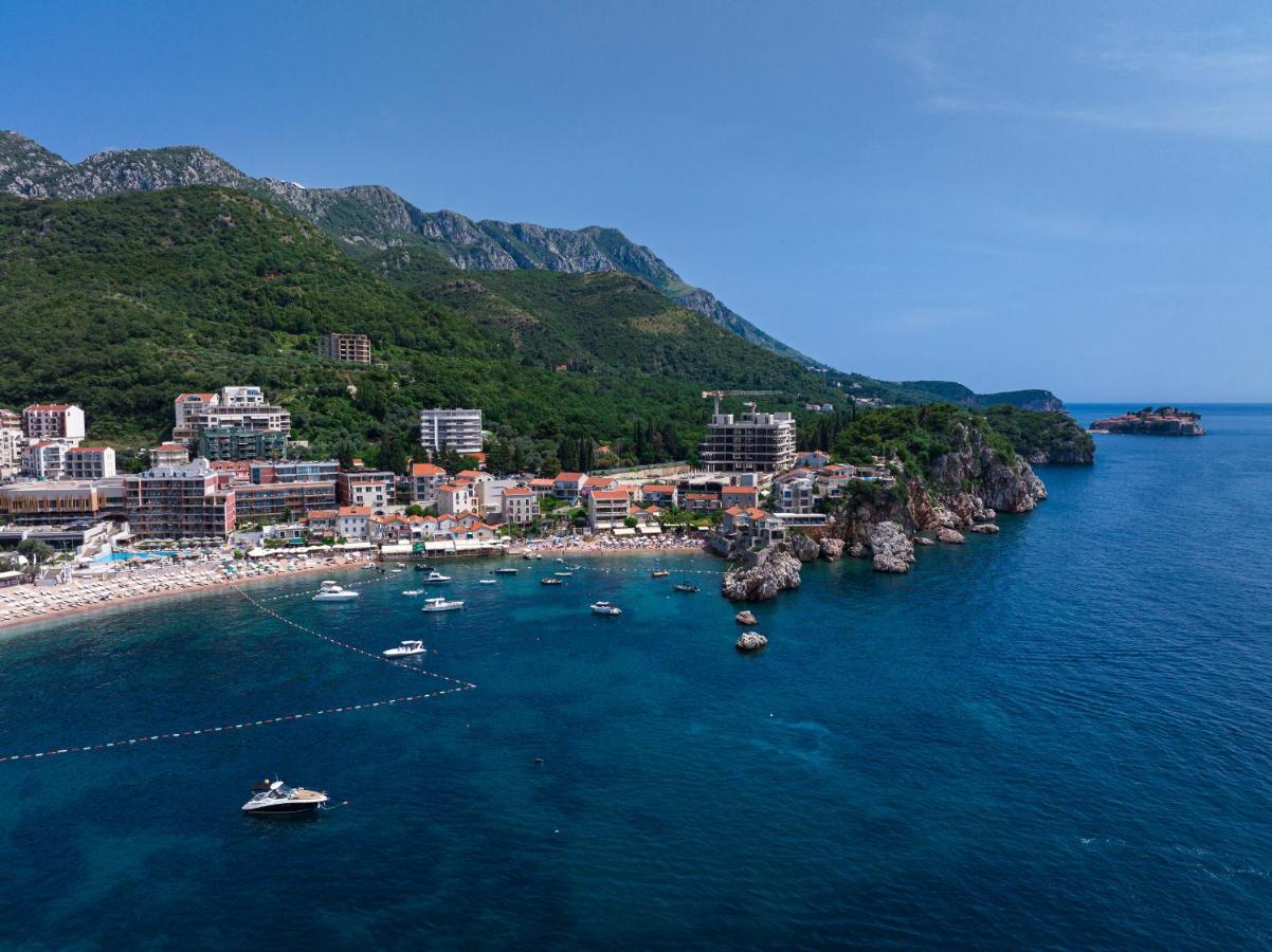 Niki Apartments Przno Sveti Stefan Exterior foto