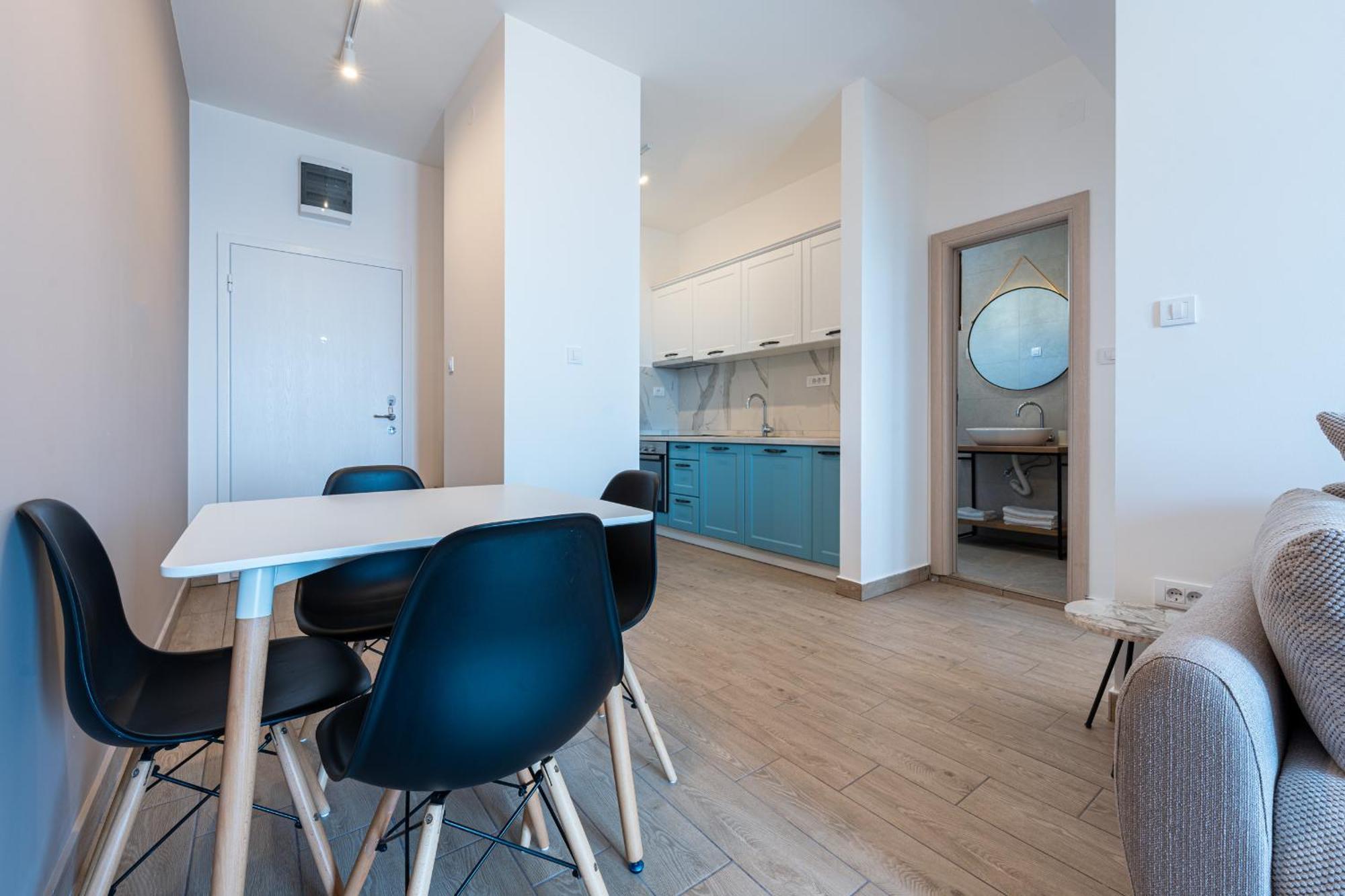 Niki Apartments Przno Sveti Stefan Zimmer foto